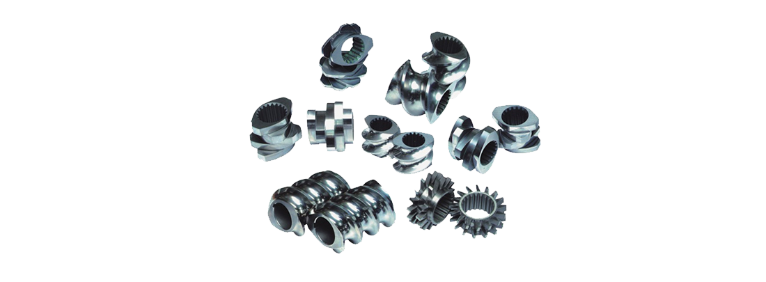 Screw parts for co-rotating twin screw extruder