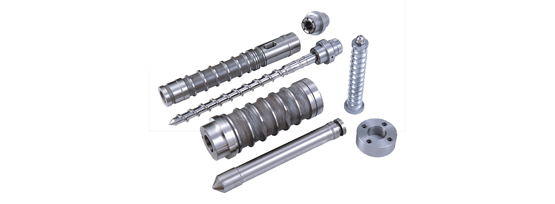 Screw parts for injection molding machine
